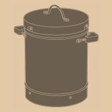 バンドック チャコール缶