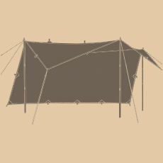 GOGlamping HENGEN+スクエアタープTC