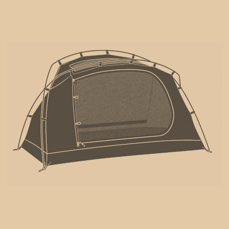 GOGlamping ツーリングドームテント 1人用